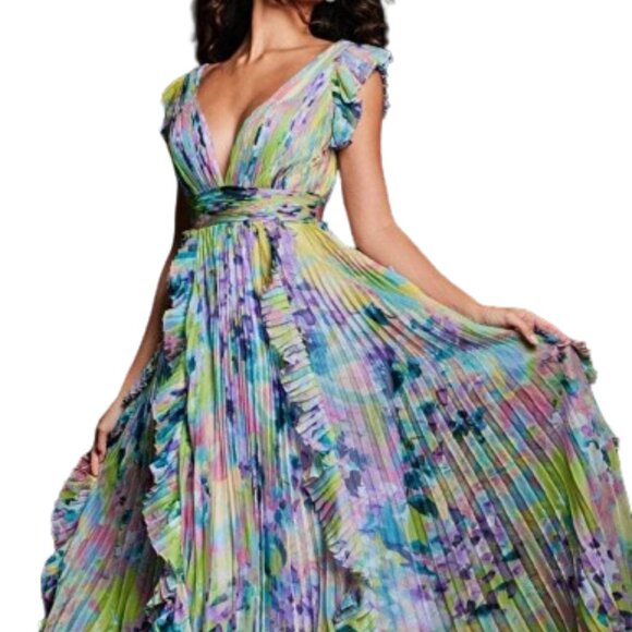 Jovani Dresses & Skirts - NWT Jovani 34412SC Ruched Evening Dress Print Size 2